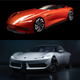 The Karma SC1 Vision Concept (top) and Karma Pininfarina GT coupe (bottom).